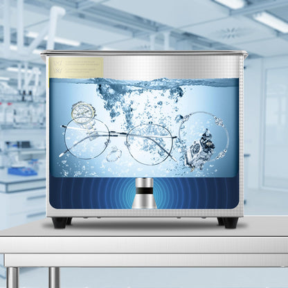 VEVOR Ultraschallreiniger 3L Reiniger ultraschallgerät Ultraschallreinigungsgerät Ultrasonic Cleaner mit Heizung Digital Timer for glasses Jewellery False Teeth Coins
