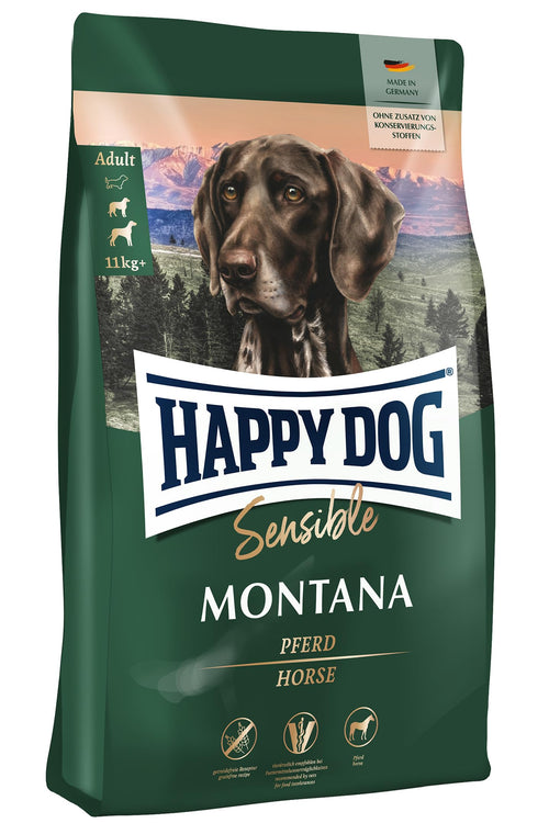 Happy Dog Sensible Montana M Trockenfutter - Pferd 10kg