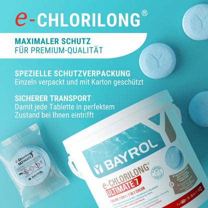 BAYROL e-Chlorilong ULTIMATE7 Chlortabletten - 4,8 kg