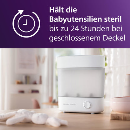 Philips Avent Sterilisator-Geschenkset Elektrischer Dampfsterilisator - SCF291/30