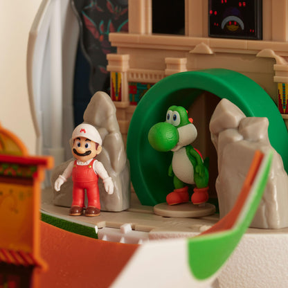 „Super Mario Galaxy“-Film: Yoshi Egg 9„ / 23 cm Spielset mit 1,5“ großen Actionfiguren, offiziell lizenziert von Jakks Pacific, inklusive 4 cm großen Minifiguren, interaktives Spielset, ab 3 Jahren