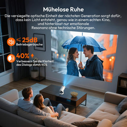 Gimbal 3s Mini Beamer 2025 - 4K Full HD Android 11 WiFi 6