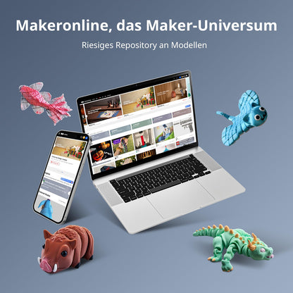 Anycubic Kobra 3 Max Combo 3D-Drucker – Mehrfarbig