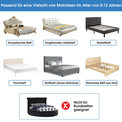 YIKANWEN Bettschutzgitter einziehbar Kinder 200cm - 1 Stück