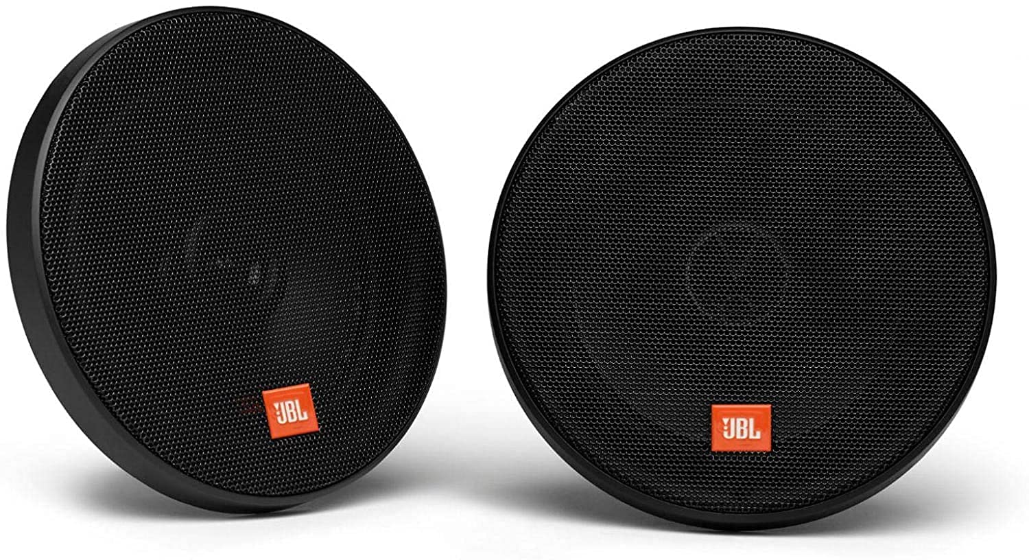 JBL Stage2 624 2-Wege Auto Lautsprecher Set 240W 16-17cm. Runde schwarze Lautsprecher zur Klangverbesserung im Auto.
