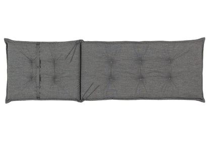 sunnypillow Liegenauflage California 190 x 60 cm, 9 cm dick, Grau