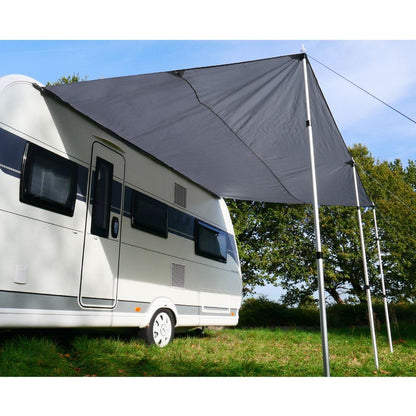 yourGEAR Wohnwagen Sonnensegel 4x2.4m - Doppelkeder 7/5mm