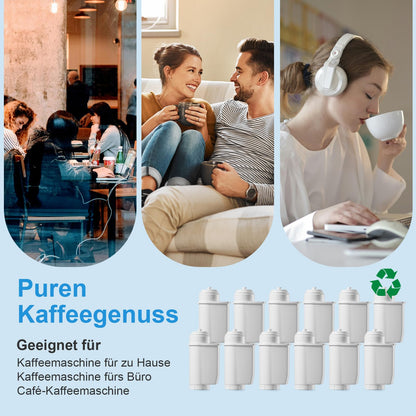 Mutital M400 Wasserfilter für Siemens EQ Kaffeevollautomat, 12er-Pack