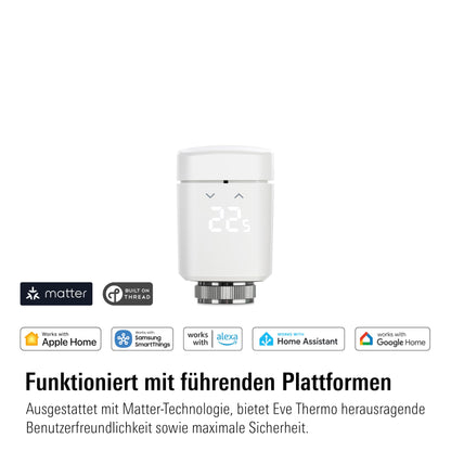 Eve Thermo smartes Heizkörperthermostat - Matter