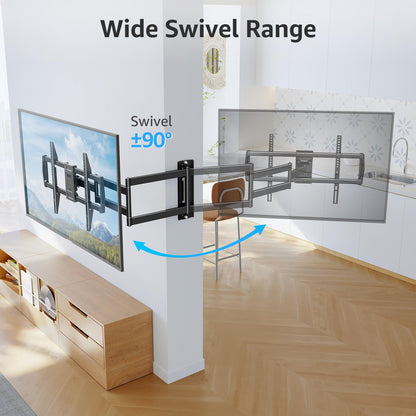 MOUNTUP TV Wandhalterung EU0047-L, 962 mm Langarm, 42–75 Zoll, 45 kg