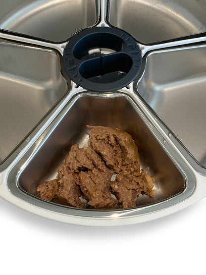 Closer Pets C500 5-Napf Futterautomat Digital-Timer – Weiss