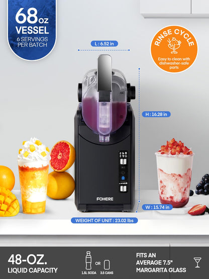 2L 5-in-1 Slush Maschine - Quickfreeze für Zuhause