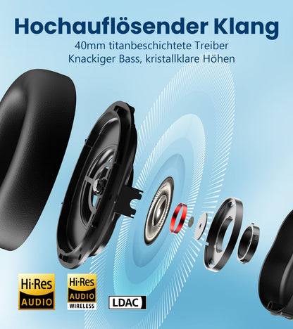 Edifier WH950NB Over-Ear Kopfhörer mit Active Noise Cancelling