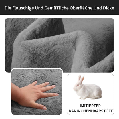 Sour Lemon Weicher Teppich Kaninchenfell – 160x230cm