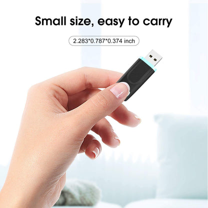 Vansuny USB Stick 3.0 256 GB Speicherstick mit LED-Anzeige, Cyan