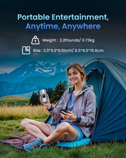 JMGO PicoPlay 1080P Smart Tragbarer Beamer – Netflix & GTV