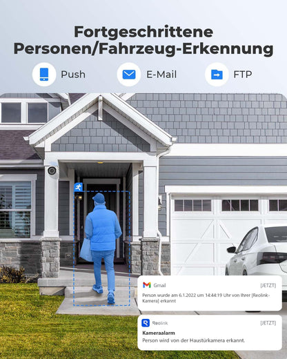 Reolink RLC-510A 5MP PoE Überwachungskamera Aussen - Personen-/Autoerkennung