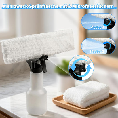 EAVE Fenstersauger Set Akku WC03BL mit 28 cm Saugdüse und 200 ml Tank