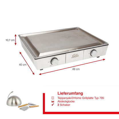 Solis Teppanyaki@Home 795 Elektro-Tischgrill – Teppanyaki