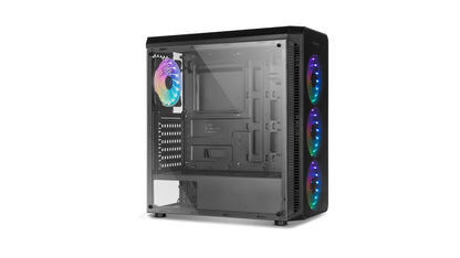 NOX ARGB Hummer TGM Micro-ATX PC-Gehäuse – Schwarz