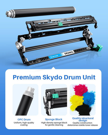 Skydo DR-248CL Trommeleinheit Kompatibel Brother - 4er-Pack