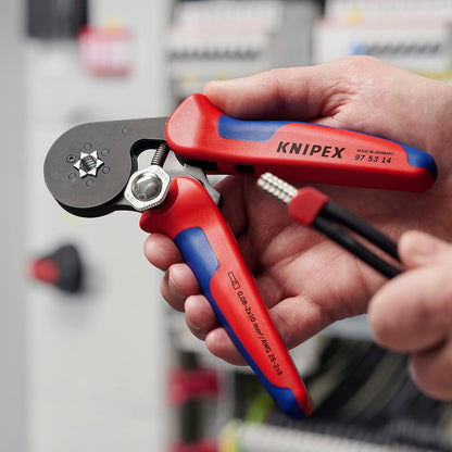 KNIPEX Aderendhülsen-Crimpzange selbsteinstellend 180mm - 97 53 14