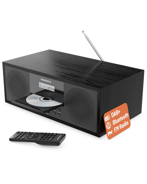Majority DAB500 Stereoanlage mit DAB+, CD-Player, Bluetooth und UKW in kompakter Bauform mit Fernbedienung