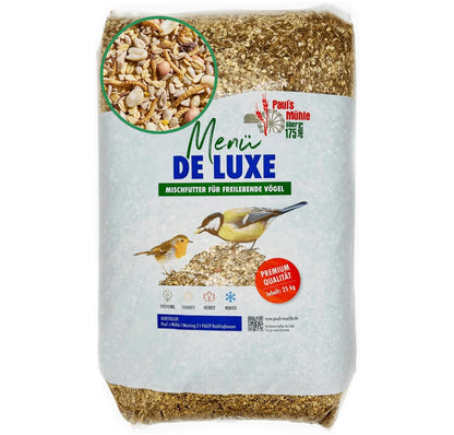 Pauls Mühle Wildvogelfutter Deluxe für Gartenvögel - 25 kg