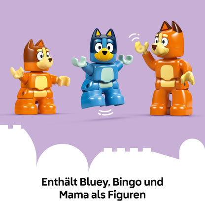 LEGO DUPLO Bluey Familienhaus Lernspielzeug - mit Memory-Spiel - 10459