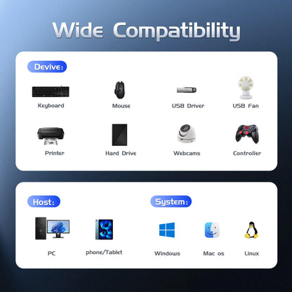 Intpw P9R PRO USB C Hub 10-in-1 Docking Station 4K HDMI PD 100W