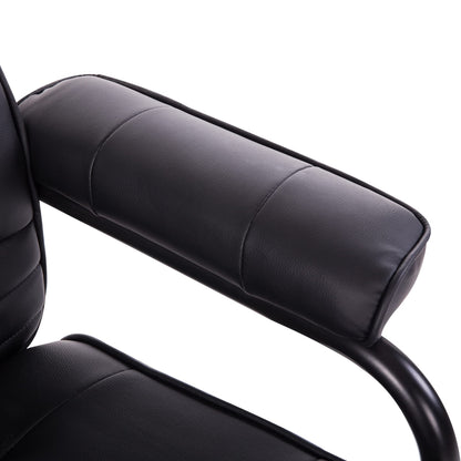 HOMCOM Relaxsessel Hocker – TV-Sessel, Massage, drehbar, Schwarz