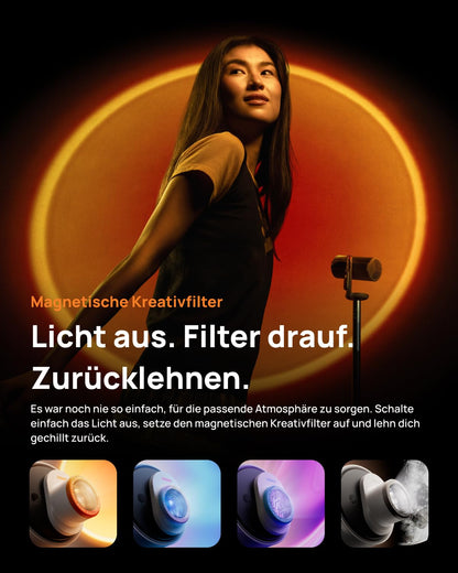 XGIMI MoGo 4 Laser Outdoor Beamer Set mit PowerBase & Leinwand