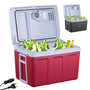 Arebos 40L Mobile Elektro Kühlbox 12/230V – Kühlen & Warmhalten Rot. 40L-Box, mobil für Kühlen/Warmhalten mit 12/230V.