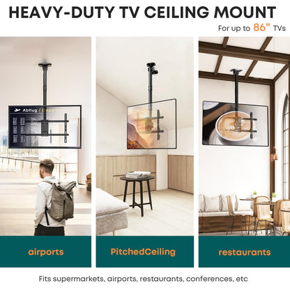 Universal Full-Motion TV Deckenhalterung - 43-86 Zoll, bis 60 kg