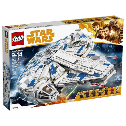 LEGO Star Wars Kessel Run Millennium Falcon Set – 75212. Graues Baustein-Modell des Millennium Falcon zum Bauen und Spielen.