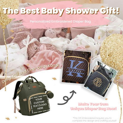 ROSEGIN Wickelrucksack gross – Baby Wickeltasche mit Wickelunterlage