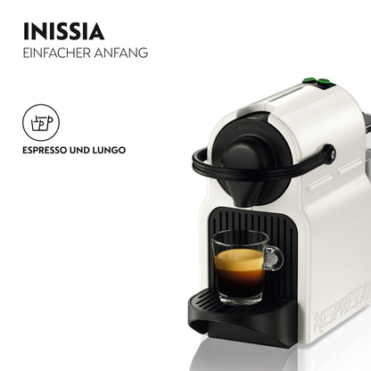 Nespresso Krups Inissia XN1001 Kapselmaschine - Weiss