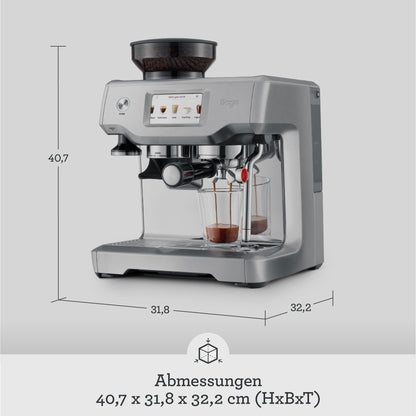 Sage The Barista Touch Siebträgermaschine - Gebürsteter Edelstahl