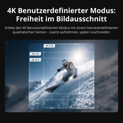 DJI Osmo Action 6 Erweiterte Combo, Action-Cam mit variabler Blende