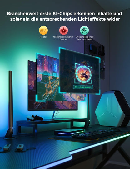 Govee HDMI 2.1 Sync Box Kit 2 - LED Set für 27-34 Zoll Monitore