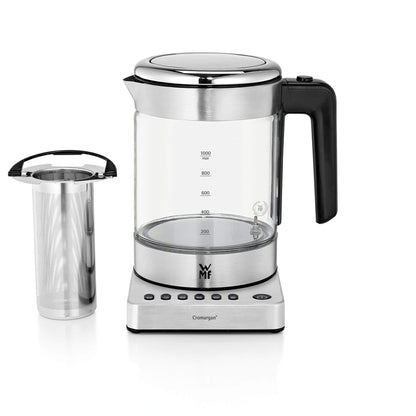WMF Küchenminis 2in1 Vario Wasserkocher Teekocher Glas 1,0l