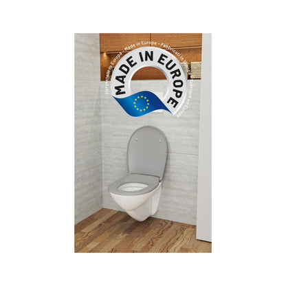 LUVETT® C100 WC-Sitz mit Absenkautomatik - Manhattan Grau