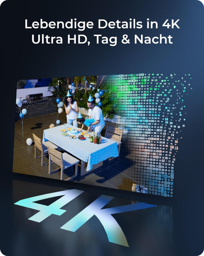 Reolink Argus PT Ultra 4K Solar Überwachungskamera Set mit Home Hub
