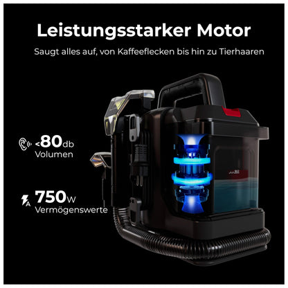Zedar C600 Polsterreiniger – kompakter Waschsauger, 750 Watt
