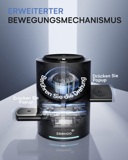 ZEEHOO 3-in-1 Wireless Ladestation Apple MagSafe QI2 15W