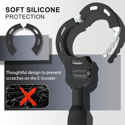 Mezelon E-Scooter Schloss mit Tasche, 8 mm Kette Handschellenschloss