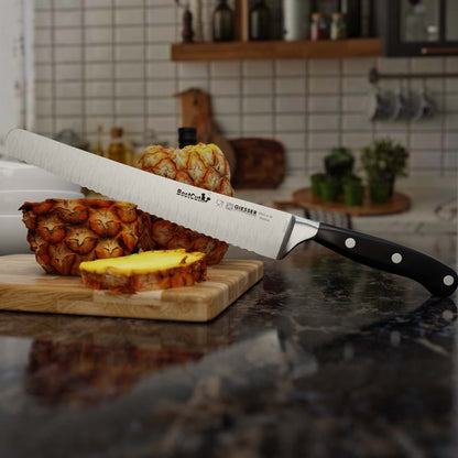 Giesser BestCut Universalmesser geschmiedet 25cm Wellenschliff