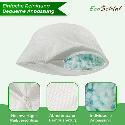 EcoSchlaf AirFlow Kopfkissen – ergonomisches Nackenkissen