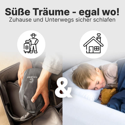 CHILDOO Rausfallschutz Bettgitter Reise aufblasbar - 200cm