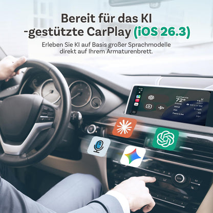 OTTOCAST Mini Tube Wireless CarPlay & Android Auto Adapter